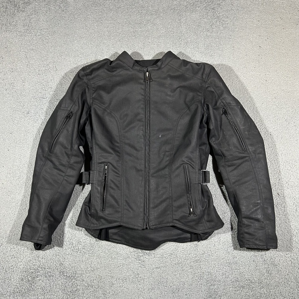 Street & Steel Ride The Life Women's Motorcycle Black Armour Jacket Size Small